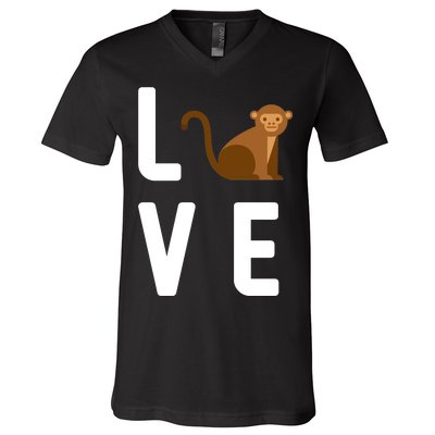 Love Monkeys V-Neck T-Shirt