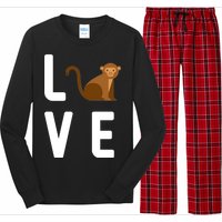 Love Monkeys Long Sleeve Pajama Set