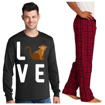 Love Monkeys Long Sleeve Pajama Set