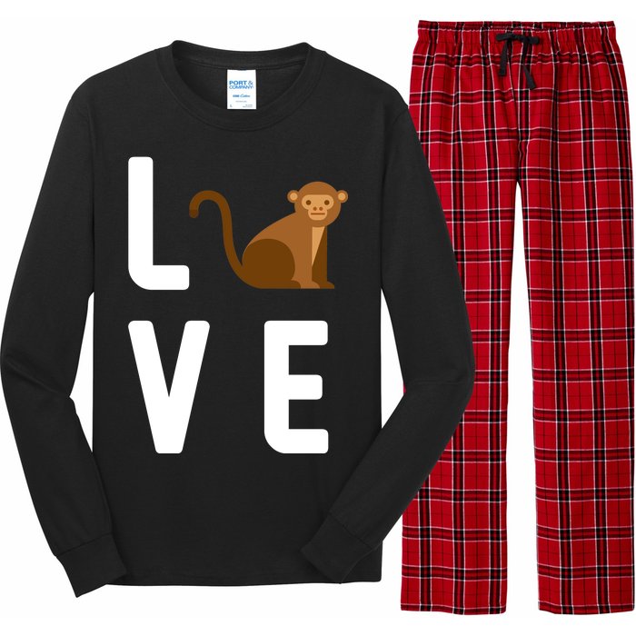 Love Monkeys Long Sleeve Pajama Set