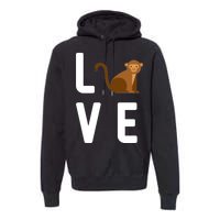 Love Monkeys Premium Hoodie