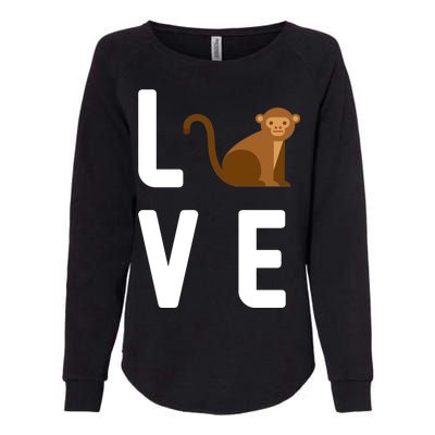 Love Monkeys Womens California Wash Sweatshirt