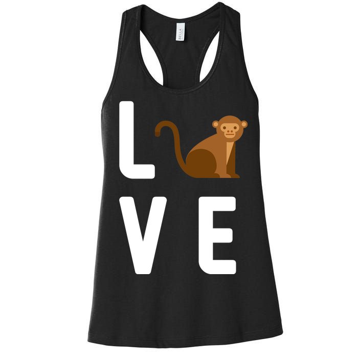 Love Monkeys Women's Racerback Tank