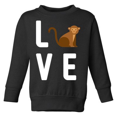 Love Monkeys Toddler Sweatshirt