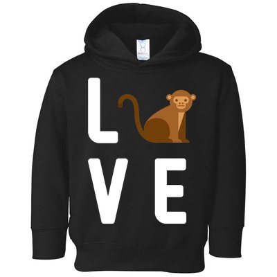 Love Monkeys Toddler Hoodie