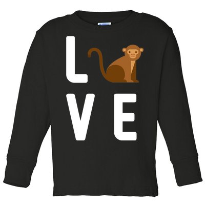 Love Monkeys Toddler Long Sleeve Shirt