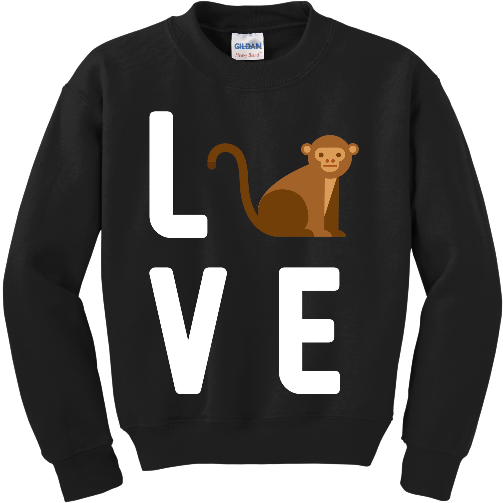 Love Monkeys Kids Sweatshirt