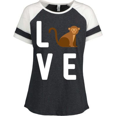 Love Monkeys Enza Ladies Jersey Colorblock Tee