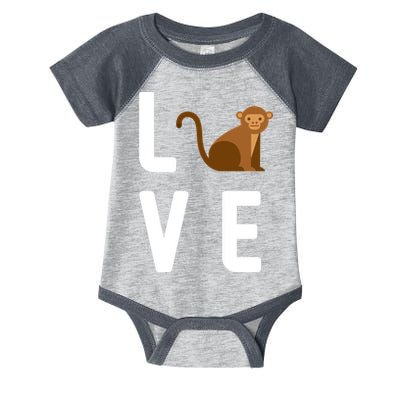 Love Monkeys Infant Baby Jersey Bodysuit