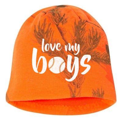 Love My Boys Baseball Mom Kati - Camo Knit Beanie