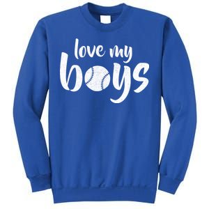 Love My Boys Baseball Mom Sweatshirt