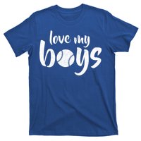 Love My Boys Baseball Mom T-Shirt