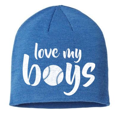 Love My Boys Baseball Mom Sustainable Beanie