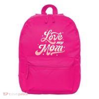 Love My Mom 16 in Basic Backpack