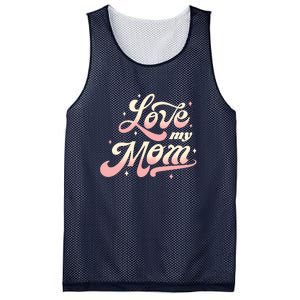 Love My Mom Mesh Reversible Basketball Jersey Tank