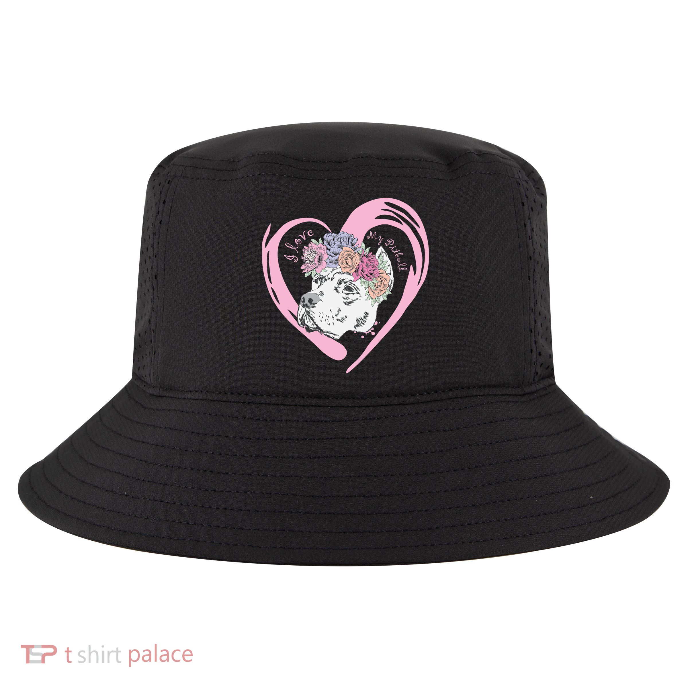 Love My Pitbull Cool Comfort Performance Bucket Hat