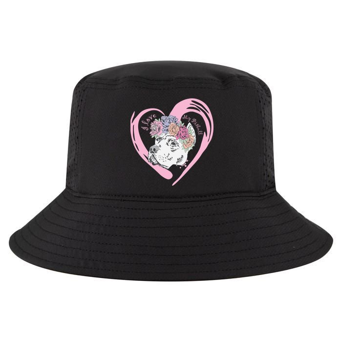 Love My Pitbull Cool Comfort Performance Bucket Hat