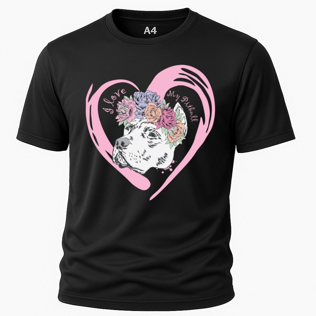 Love My Pitbull Performance Shirt