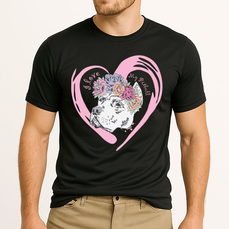 Love My Pitbull Performance Shirt