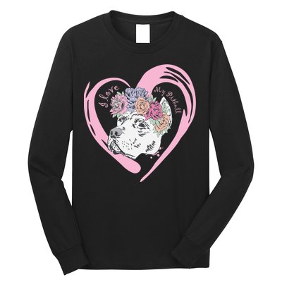 Love My Pitbull Long Sleeve Shirt