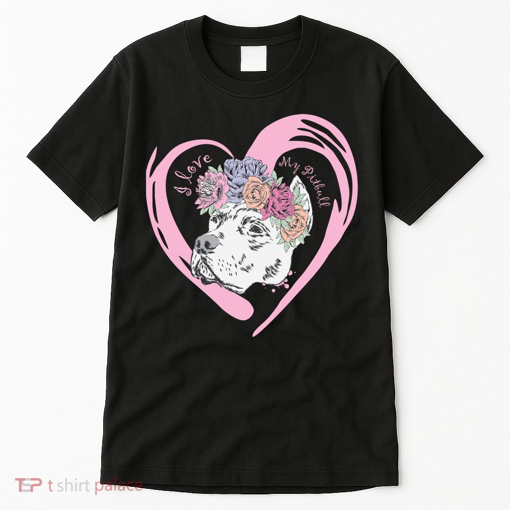 Love My Pitbull Tall T-Shirt