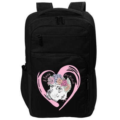 Love My Pitbull Impact Tech Backpack
