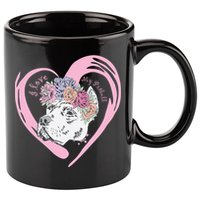 Love My Pitbull 11oz C Handle Ceramic Mug