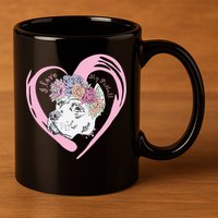 Love My Pitbull 11oz C Handle Ceramic Mug