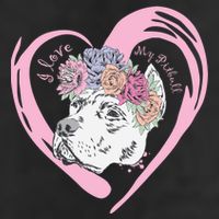 Love My Pitbull 11oz C Handle Ceramic Mug