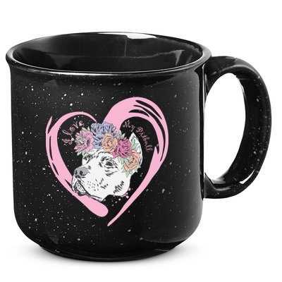 Love My Pitbull 15oz Campfire Ceramic Mug