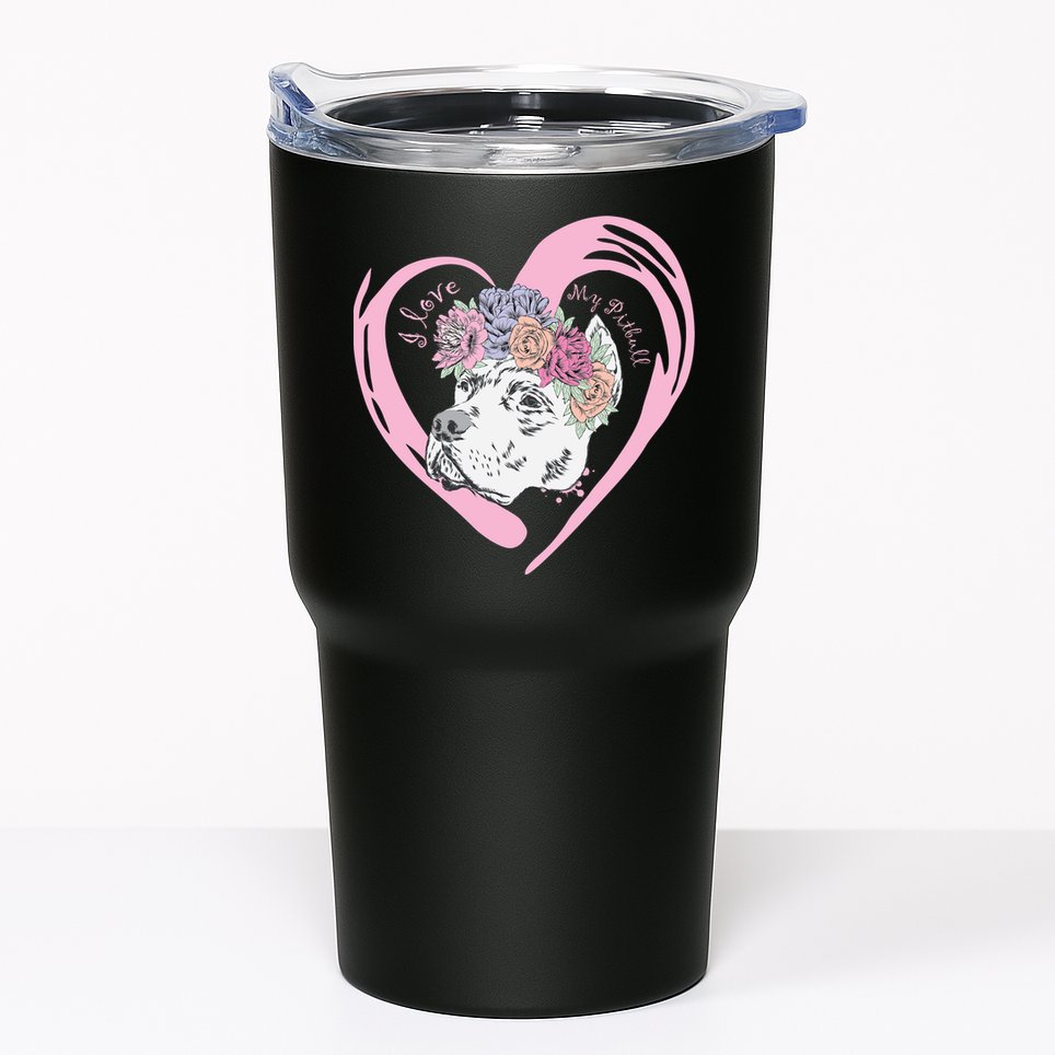 Love My Pitbull Tumbler