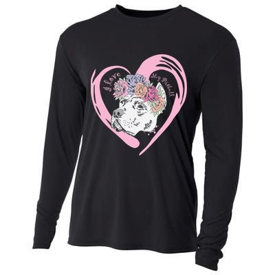 Love My Pitbull Cooling Performance Long Sleeve Crew