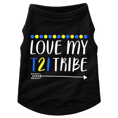 Love My T21 Tribe Down Syndrome Arrow Doggie Tank