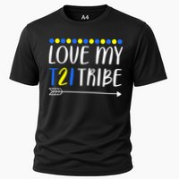 Love My T21 Tribe Down Syndrome Arrow Cooling Performance Crew T-Shirt