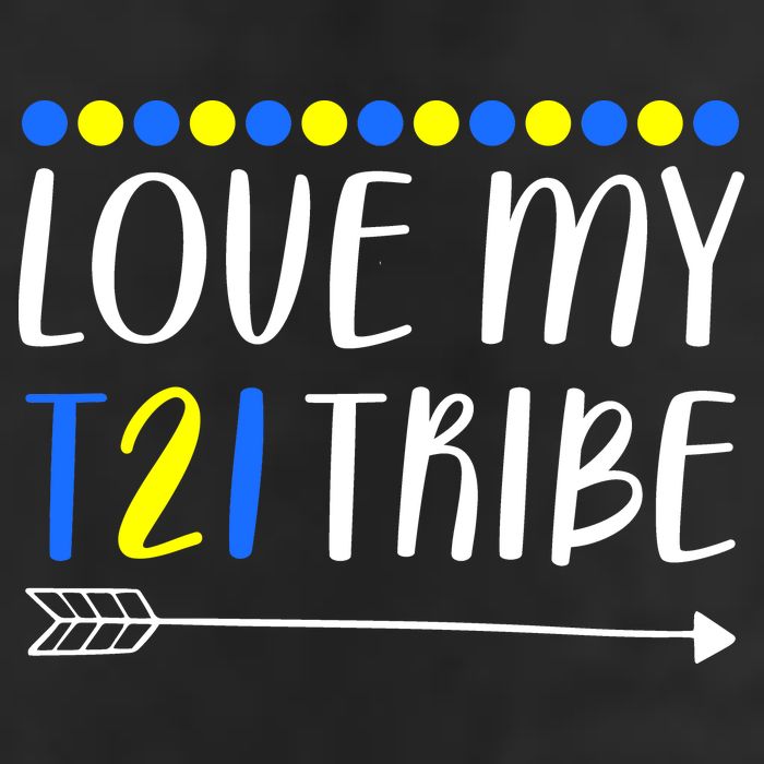 Love My T21 Tribe Down Syndrome Arrow Adult Drive Performance Visor