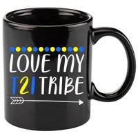 Love My T21 Tribe Down Syndrome Arrow 11oz C Handle Ceramic Mug