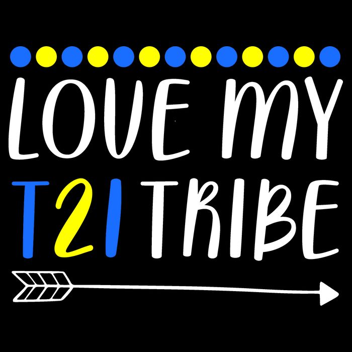 Love My T21 Tribe Down Syndrome Arrow 16 in Basic Backpack