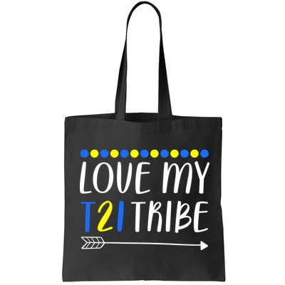 Love My T21 Tribe Down Syndrome Arrow Bag