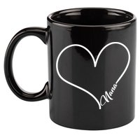 Love Nana Heart 11oz C Handle Ceramic Mug