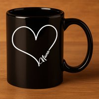 Love Nana Heart 11oz C Handle Ceramic Mug