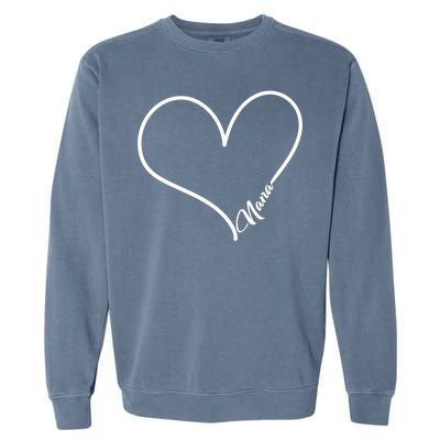 Love Nana Heart Garment-Dyed Sweatshirt