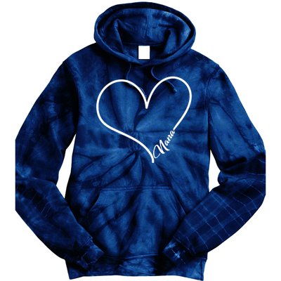 Love Nana Heart Tie Dye Hoodie