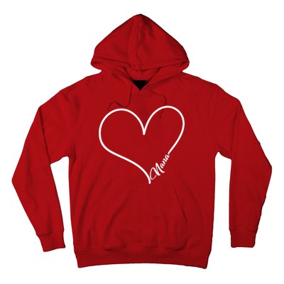 Love Nana Heart Hoodie