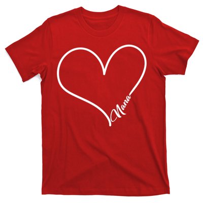 Love Nana Heart T-Shirt