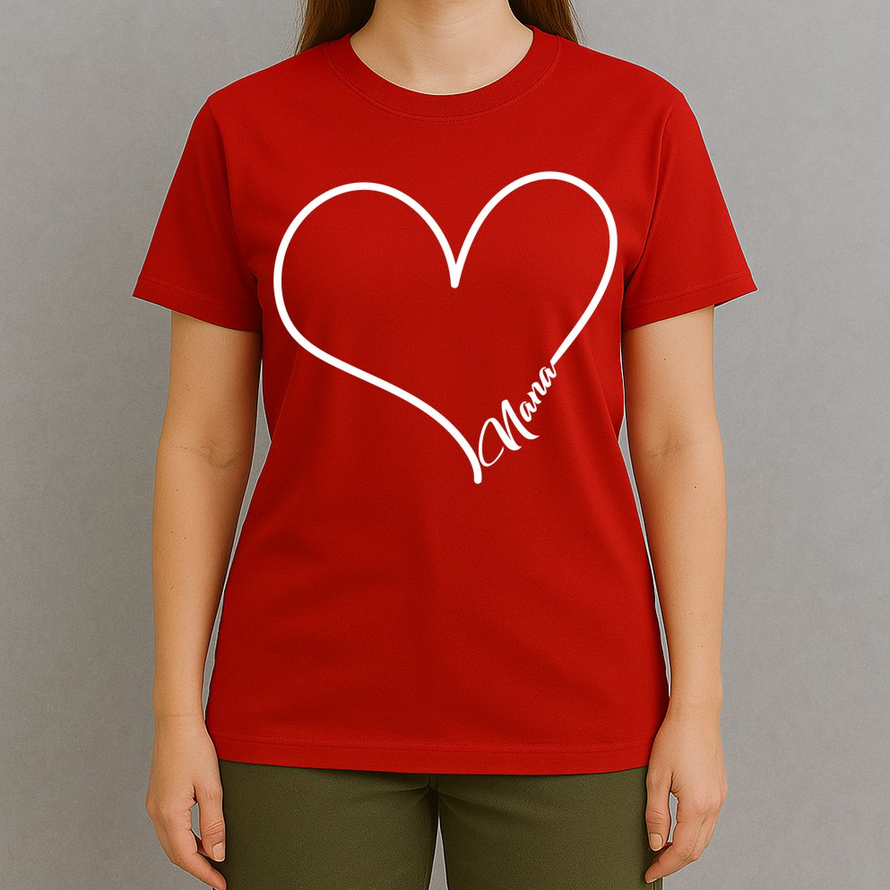 Love Nana Heart T-Shirt
