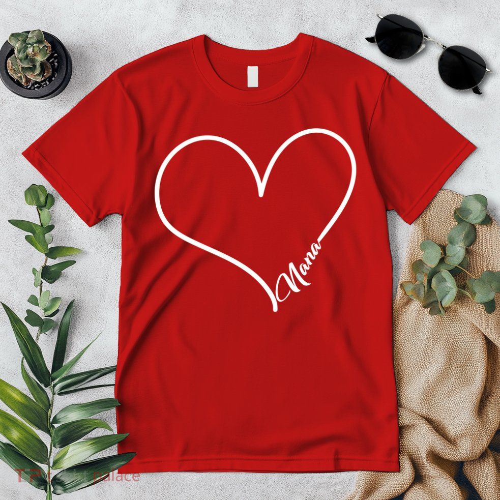 Love Nana Heart Premium T-Shirt