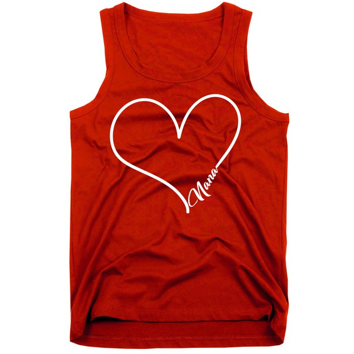 Love Nana Heart Tank Top