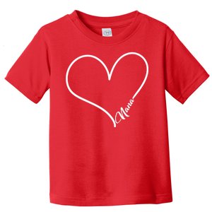 Love Nana Heart Toddler T-Shirt