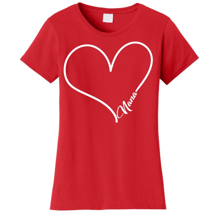 Love Nana Heart Women's T-Shirt