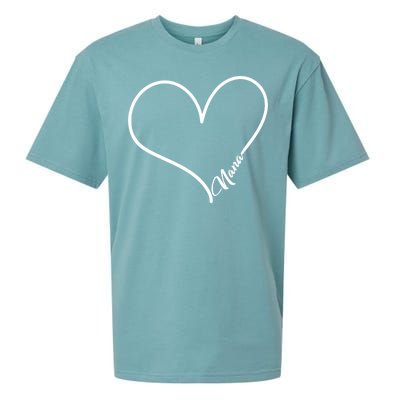 Love Nana Heart Sueded Cloud Jersey T-Shirt